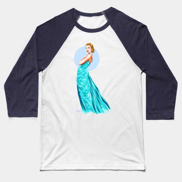 Grace Kelly - An illustration by Paul Cemmick Baseball T-Shirt by PLAYDIGITAL2020